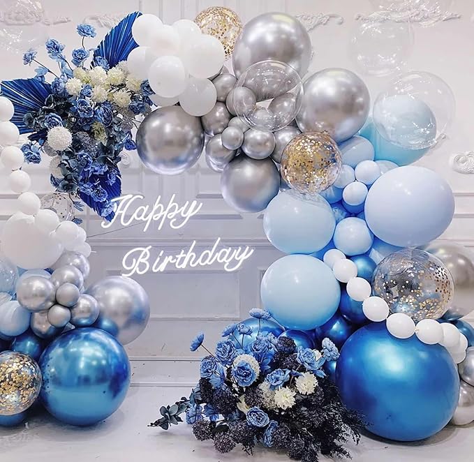 10 Pcs 22 Inch Silver Mylar Balloons, Large 4D Giant Round Foil Balloon Big - Image 6