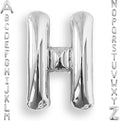 AULE 40 Inch Silver H Balloon Letter Foil A-Z Birthday Big Alphabet | Birthday by AULE