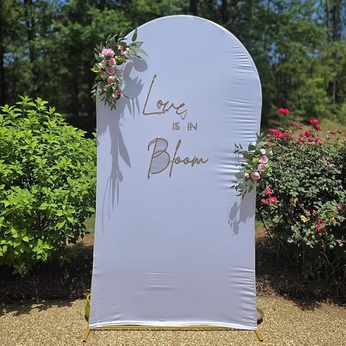 Vincidern 6.6FT Arch Backdrop Stand and Cover Set, Metal Arch Stand - Image 7