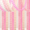 Pink-White Peach Party-Decorations Streamers Garland - 157Ft Four-Leaf Clover by Hugtmr