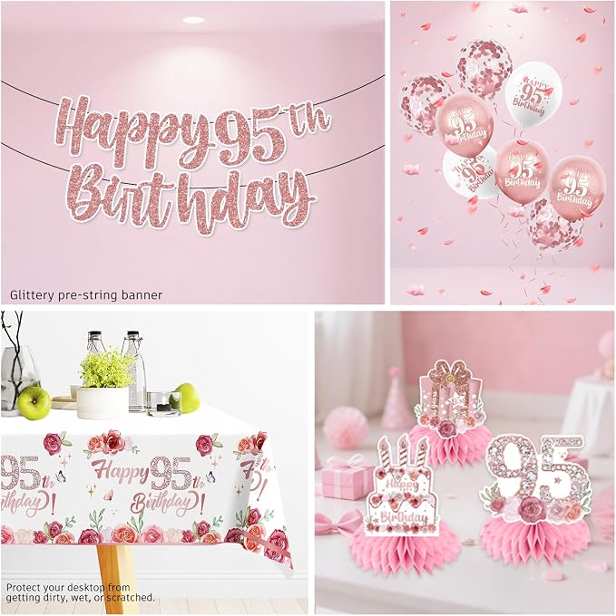 200pcs 95th Birthday Decorations - Image 2