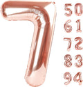 Rose Gold 7 Balloon by IWERP