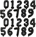 20 Pieces Foil Mylar Number Balloons 0 to 9 Set by YPSelected