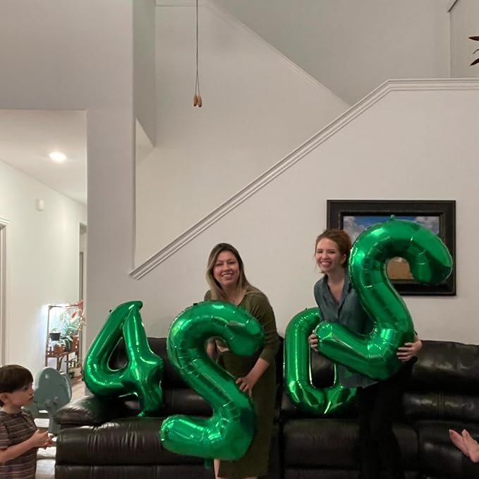 Green Number 30 Balloon 40 Inch - Image 3
