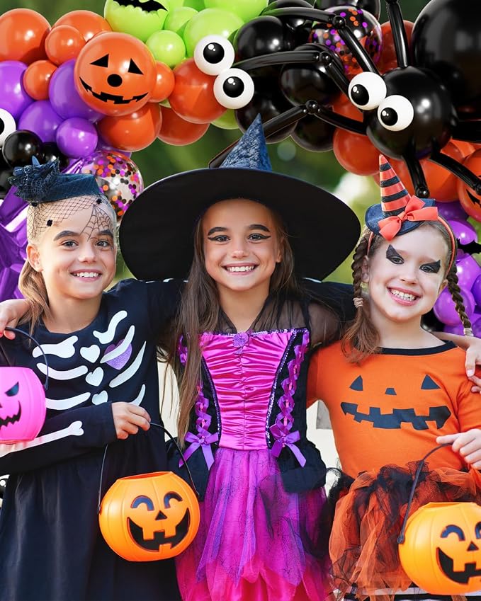 Halloween Balloon Arch Garland Kit, Explosion Star Foil Balloons - Image 4