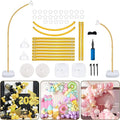 8.2FT & 6FT Balloon Arch Kit, Half Arch Balloon Stands by OurWarm