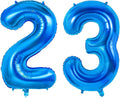 Number 23 Balloons for 23rd Birthday Party Decorations, 0-100 Large No.23 by Joycard