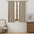 BULBUL Velvet Champagne Grommet Blackout Curtains 63 inch by ModernShinyVelvetCurtains