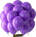 Pro Duralatex Purple Extra-Thick Balloons 100 Pack 12 inch | Purple Balloons by Bezente