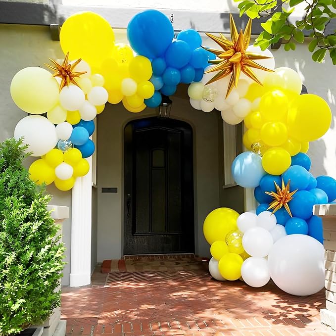 Voircoloria 66pcs Yellow Latex Party Balloons, 12inch | - Image 4