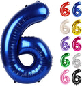 Night Blue Number 6 Balloon 40 Inch by IWERP