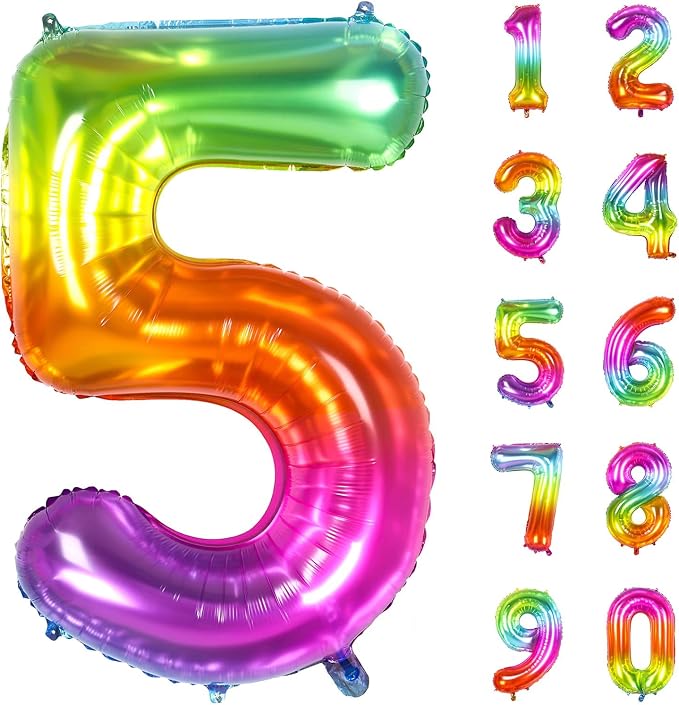 Number Balloon | Number 5 Balloon by IOOYEE