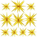 10 Pcs Star Balloons Explosion Balloons Foil Cone Balloon Magic by TOTAFAM