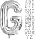 Lovoir 40 Inch Large Silver Letter G Balloons Big Size Jumbo Mylar Foil Helium by Lovoir