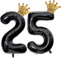 40 inch Large Black 25 Balloon Number by Unknown
