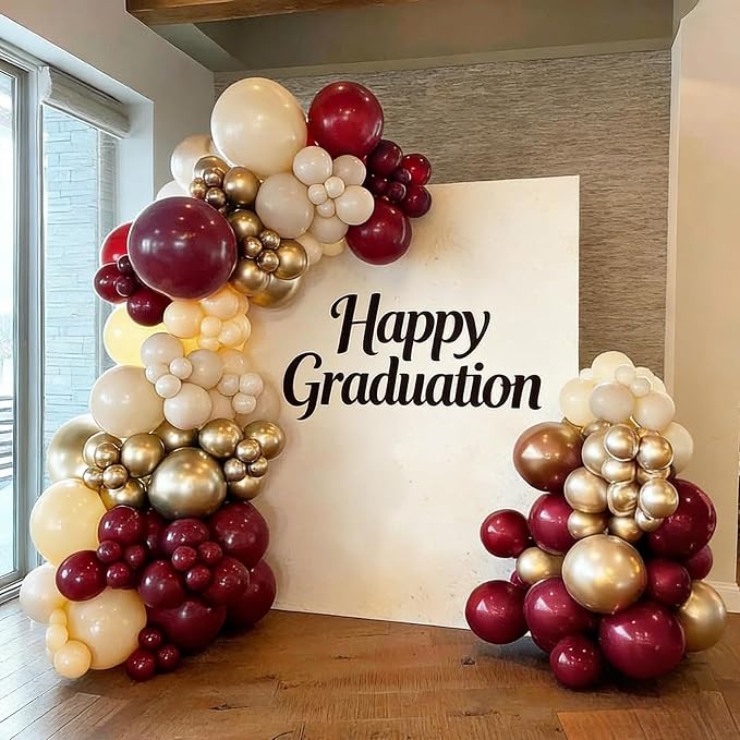 50pcs 12 Inch Burgundy Latex Party Balloons | Premium Maroon Balloons - Image 7