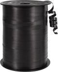 500 Yards Black Curling Ribbon, 1/5 Inch Wide Balloons String Ribbons by Unknown