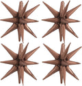 TONIFUL 4 Pcs Explosion Star Balloons Chocolate Foil Balloon Party Decor | 22 by TONIFUL