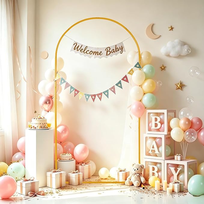 Vincidern 7.2ft Balloon Arch Backdrop Stand, Wedding Arch - Image 3