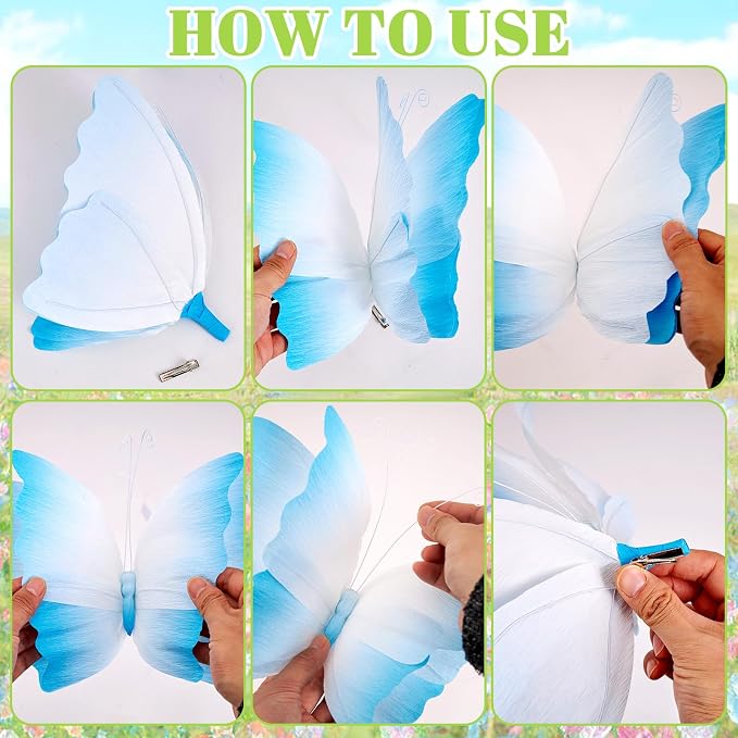 3D Hanging Butterfly Decorations, Butterfly Birthday Party Decorations - Image 3
