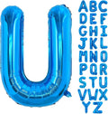TONIFUL 40 Inch Large Blue Letter U Foil Balloons Alphabet Balloons | Giant by TONIFUL