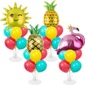 4 Sets Summer Tropical Party Balloons Stand Kit by Naozinebi