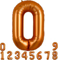 TONIFUL 40 Inch Orange Large Numbers Balloon 0-9 Birthday Party Decorations by TONIFUL