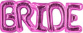 Rose Red Bride Balloons 40 Inch Hot Pink Wedding Letter Balloons by Unknown