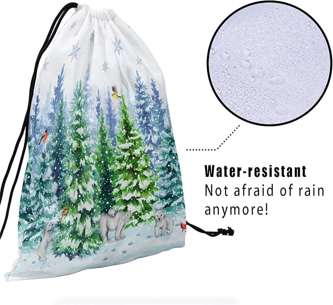 Forest Bear Birds Grip Bag - Image 4