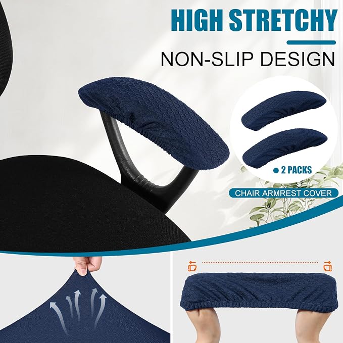 Smiry Office Computer Chair Armrest Covers - Image 3