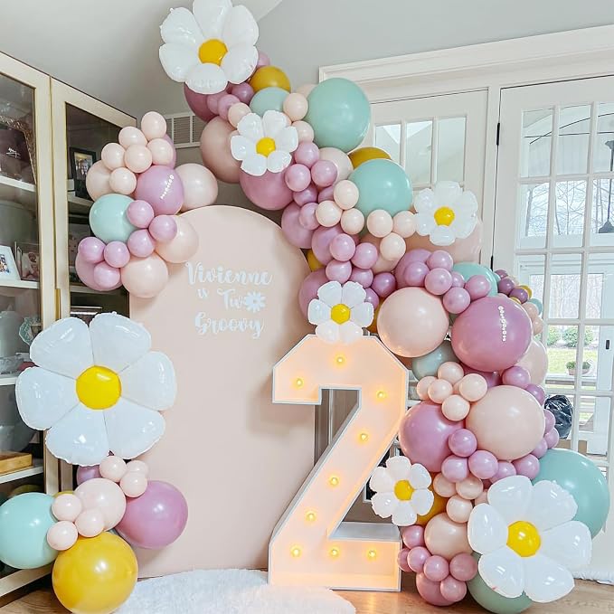 Daisy Balloon Garland Kit - Image 4