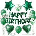 27 Pcs Green Birthday Decorations, 3D Letters Green Happy Birthday Balloon by WEIKA