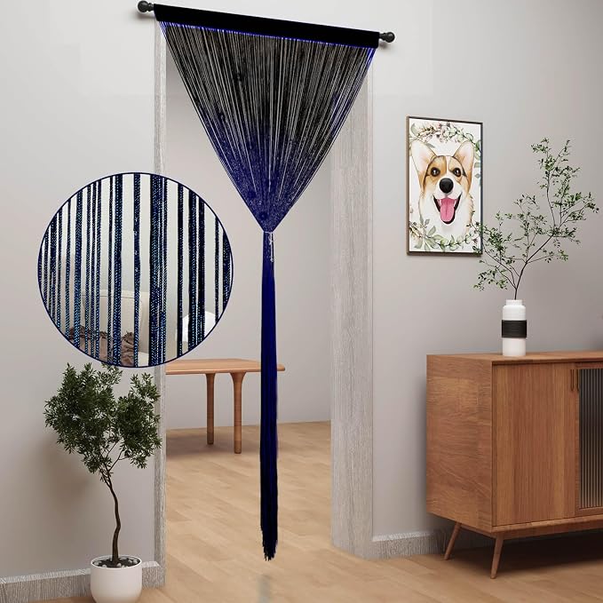 YIIBAII Door String Curtains Fringe Door Curtains - Image 2