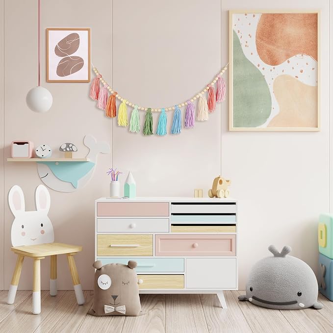 Boho Yarn Tassel Garland - Image 5