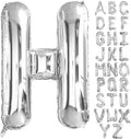 Lovoir 40 Inch Large Silver Letter H Balloons Big Size Jumbo Mylar Foil Helium by Lovoir
