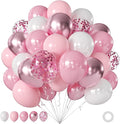 Pink Balloons for Wedding Bridal Shower Baby Shower Decorations | 60Pcs 12Inch by JOYFLOAT
