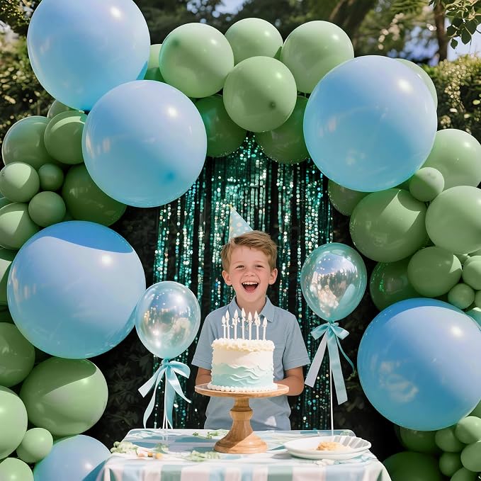 Sage Green Balloon Arch Kit 111Pcs 18 12 5 Inch Latex Party Balloons Garland - Image 4