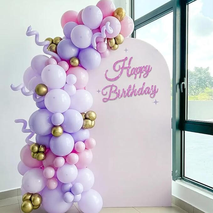 TONIFUL Happy Birthday Sign for Backdrop - Image 5