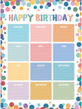 Classroom Birthday Chart with 20 Glue Dots, Boho-Style Classroom Decoration by VANTASII