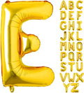 Lovoir 40 Inch Large Gold Letter E Balloons Big Size Jumbo Mylar Foil Helium by Lovoir