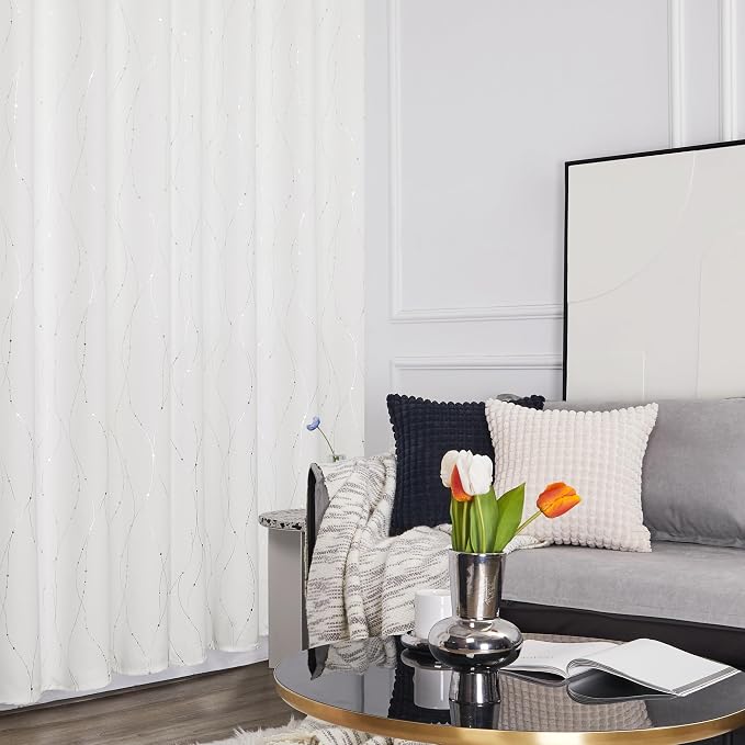 Deconovo Living Room Curtains 36 Inches Long, Thermal Insulated, Room Darkening - Image 4