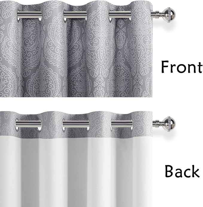 DWCN Ombre Blackout Curtains for Bedroom - Image 4
