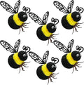 Jetec 6 Pcs Cute Honey Bee Party Decor, Bee Day Honeybee Honeycomb Hanging by Jetec
