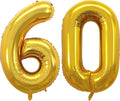 Number 60 Balloons for 60th Birthday Party Decorations, 42 Inch Jumbo Foil by GOER