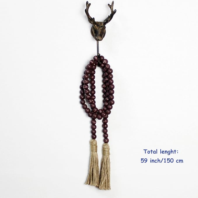 CVHOMEDECO. Wood Beads Garland - Image 6
