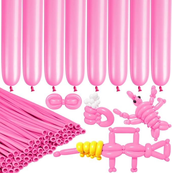 LXZFCRG 260 Long Balloons for Animals, Latex Twisting Balloons for Garland by LXZFCRG