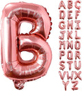 Lovoir 40 Inch Large Rose Gold Letter B Balloons Big Size Jumbo Mylar Foil by Lovoir