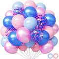 Pink and Blue Balloons, for Birthday Baby Shower Party Decorations by Hiquaty