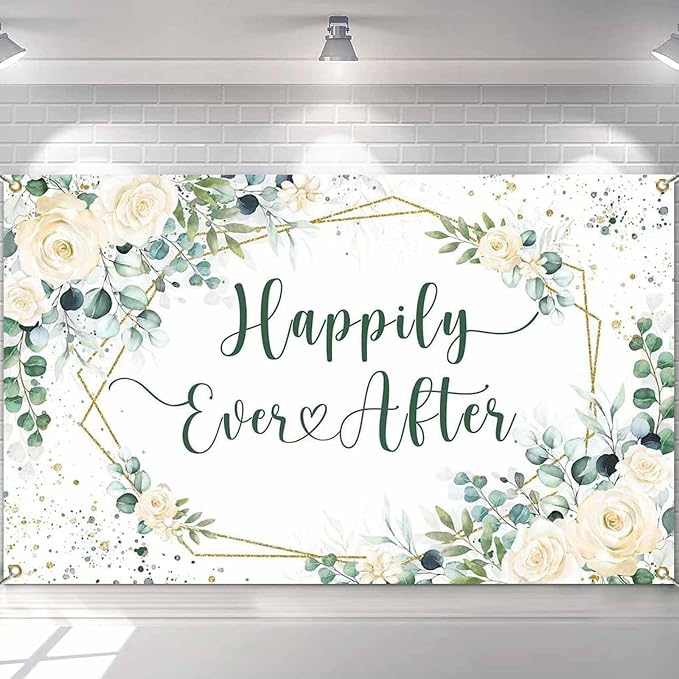 Mocsicka Happily Ever After Backdrop Banner - Image 4