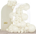 PartyWoo Beige Balloons 140pcs Cream Ivory Color 18 12 10 5 Inch | Balloons by PartyWoo